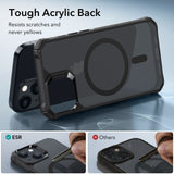 iPhone 15 ESR Air Armor Halolock Case - MagSafe Compatible - Matt Black