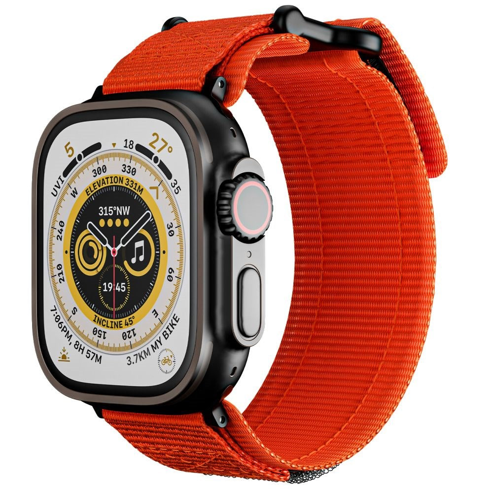 Apple Watch (42/44/SE/45/49mm) Tech-Protect Scout Pro Fabric Strap - Orange