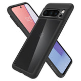 Google Pixel 8 Pro Spigen Ultra Hybrid Case - Transparent / Black