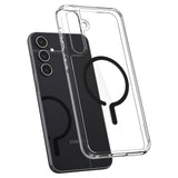 Samsung Galaxy S23 FE Spigen Ultra Hybrid Case - MagSafe Compatible - Transparent / Black