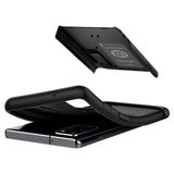 Samsung Galaxy Note 20 Case Spigen Slim Armor w. Kickstand - Black