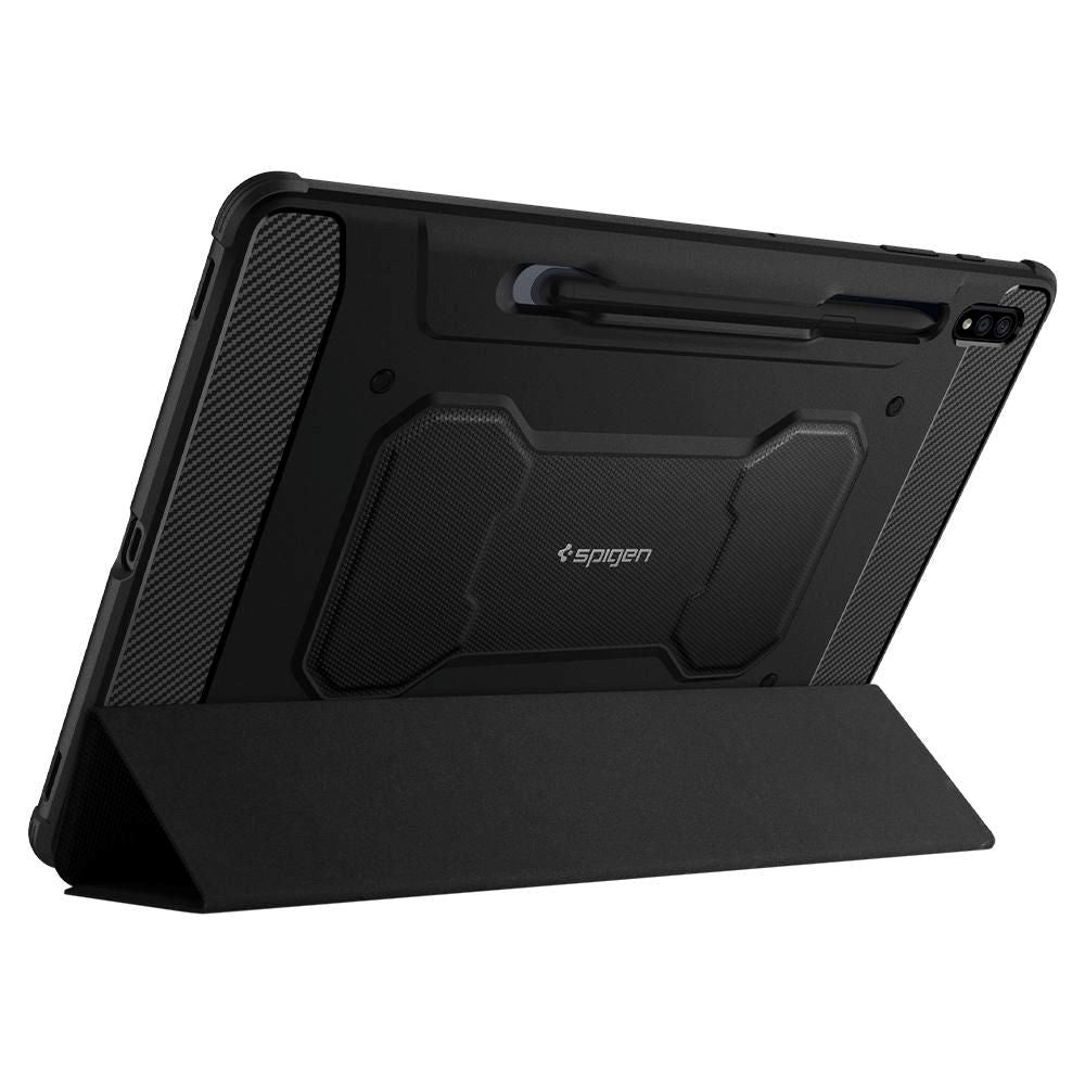 Samsung Galaxy Tab S8 Plus / Tab S7 Plus 12.4" Spigen Rugged Armor Pro Case - Black