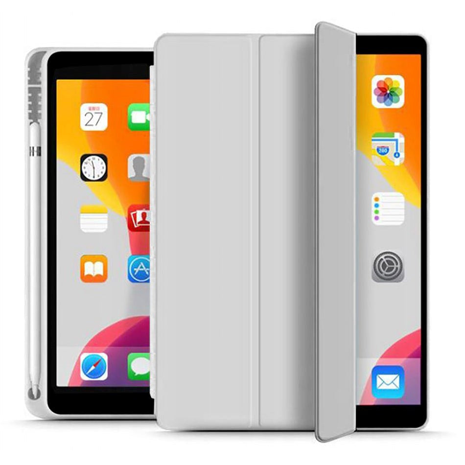 iPad 10.2" (2021 / 2020 / 2019) Tech-Protect SC Case w. Apple Pencil Holder - Grey