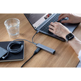 Epico 6-in-1 USB-C Adapter – Slim Design with 8K Resolution - Space Grey