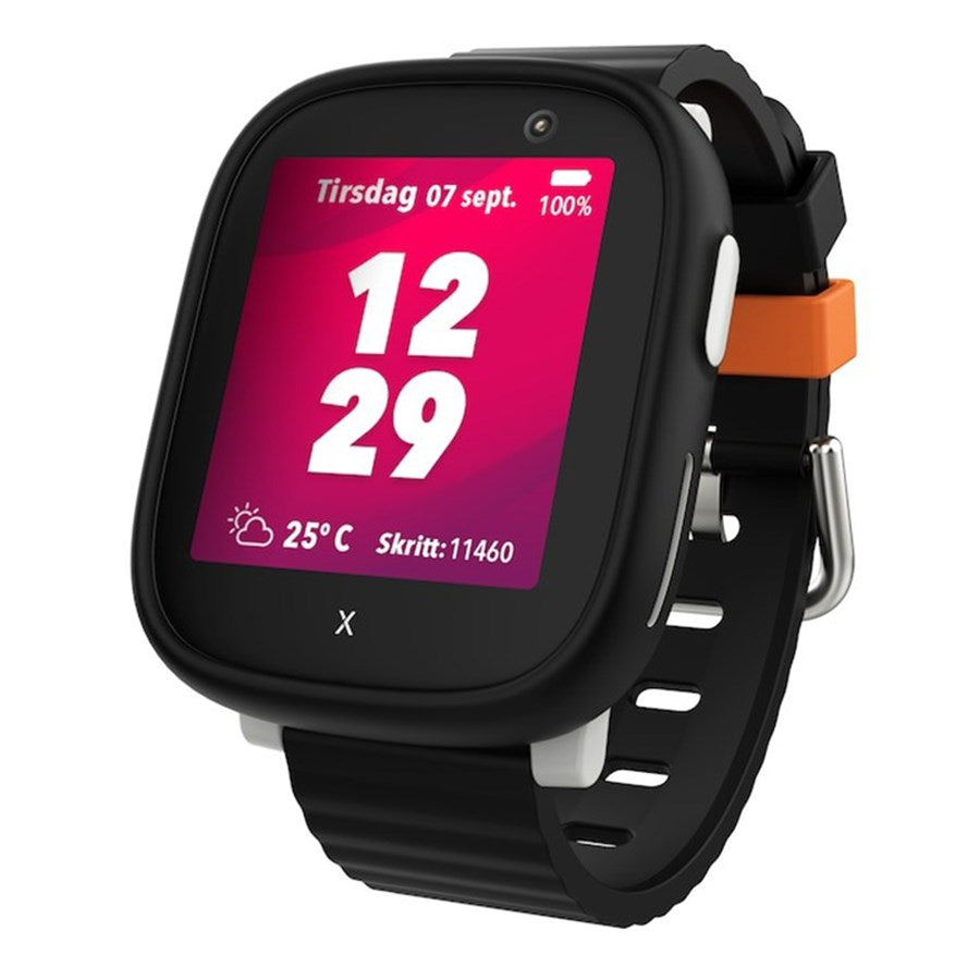 Xplora X6play Smartwatch for Children with Pedometer and GPS - Black