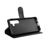 Samsung Galaxy S24 Classic Wallet Flip Case with Stand Function - Black
