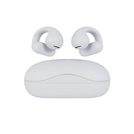 Happy Plugs Clip Wireless Open-Ear Headphones - White