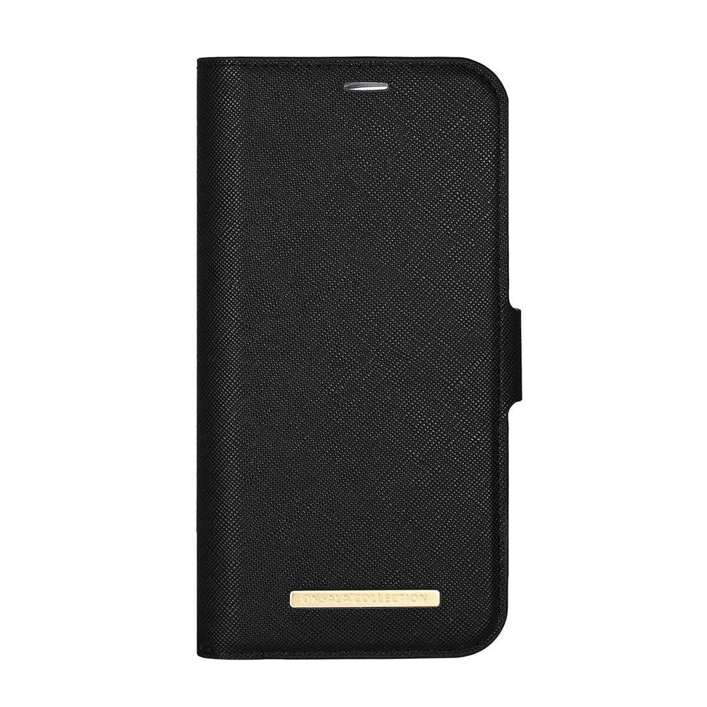 GEAR ONSALA iPhone 16 Pro ECO Flip Cover with Wallet - MagSafe Compatible - Black