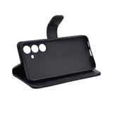 Samsung Galaxy S26 RadiCover Anti Radiation Faux Leather Flip Case with Wallet - Black