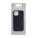 iPhone 13 Mini GEAR Onsala Collection Leather Case w. Card pocket - Black