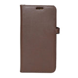 iPhone 12 / 12 Pro Gear Buffalo Wallet Genuine Leather Magnet Wallet Case - Brown