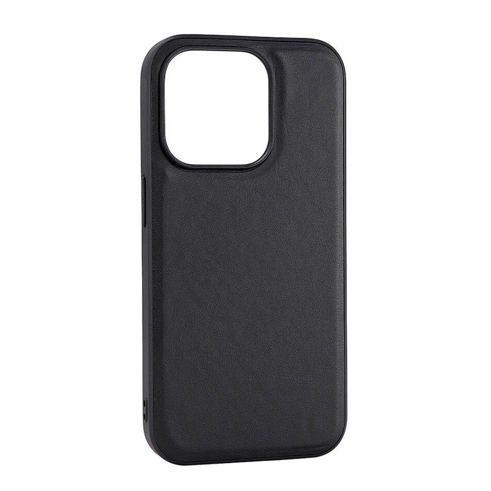 iPhone 15 Pro GEAR Buffalo Faux Leather Case - MagSafe Compatible - Black