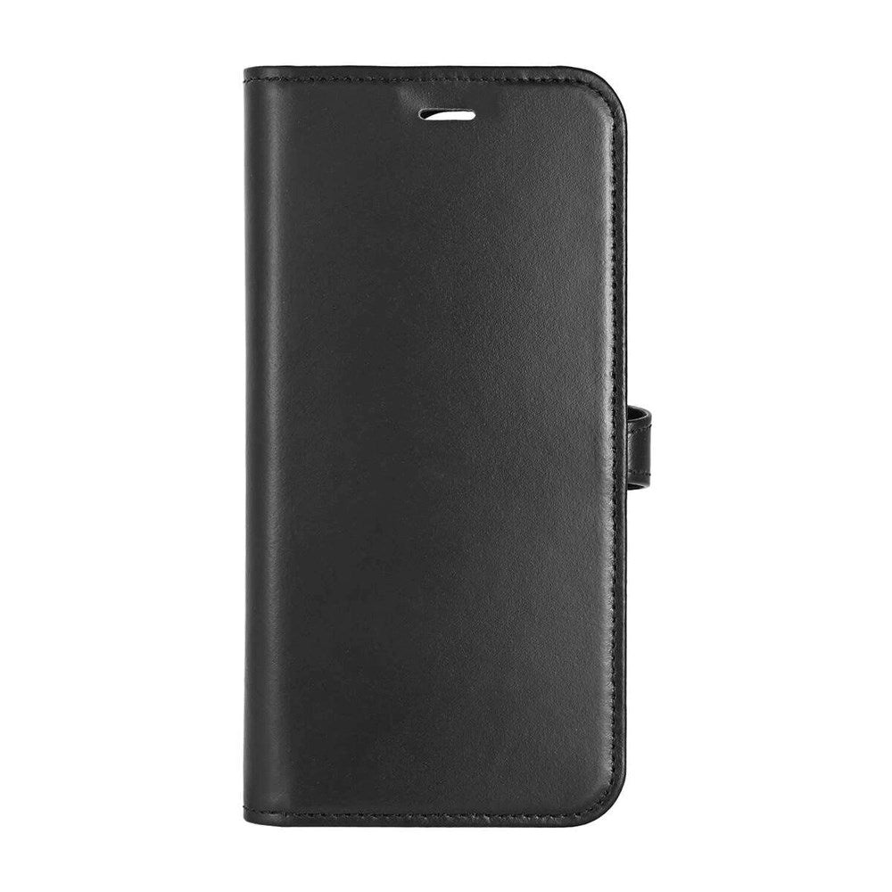 iPhone 16 Pro GEAR Buffalo 2-in-1 Wallet Genuine Leather Magnet Flip Case with Wallet - MagSafe Compatible - Black