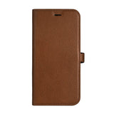 iPhone 16 Pro GEAR Buffalo 2-in-1 Wallet Genuine Leather Magnet Flip Case with Wallet - MagSafe Compatible - Brown