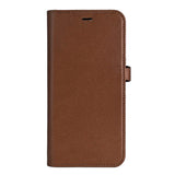 iPhone 16 Pro Max GEAR Buffalo 2-in-1 Wallet Genuine Leather Magnet Flip Case with Wallet - MagSafe Compatible - Brown