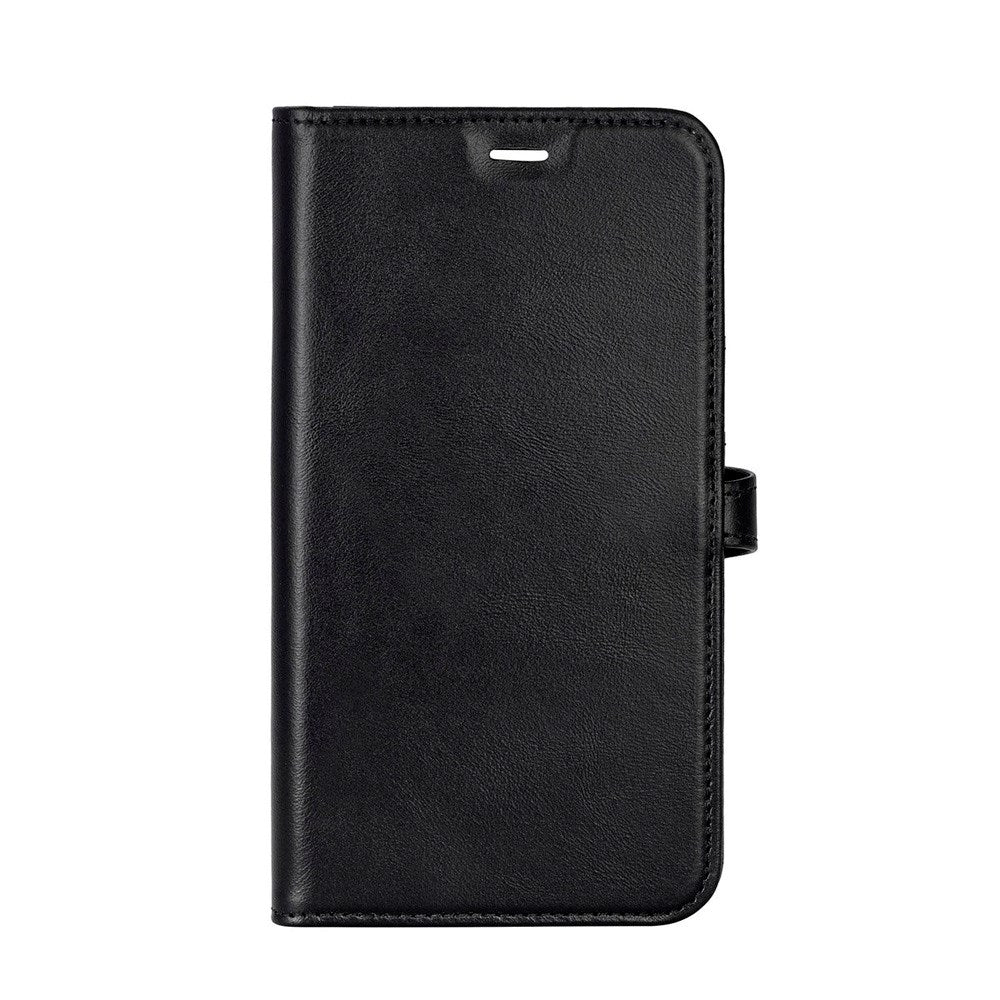 iPhone Air Buffalo 2-in-1 Genuine Leather Flip Case - Black
