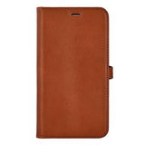 iPhone 17 Pro Max Buffalo 2-in-1 Genuine Leather Flip Case - Brown
