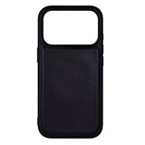 iPhone 17 Pro Buffalo Genuine Leather Back Case - MagSafe Compatible - Black