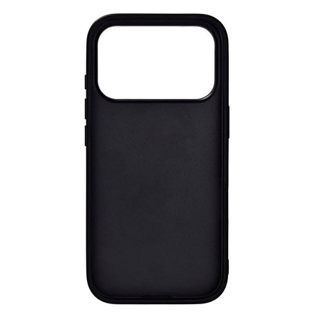 iPhone 17 Pro Buffalo Genuine Leather Back Case - MagSafe Compatible - Black