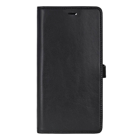 Samsung Galaxy S26 Ultra Buffalo 2-in-1 Genuine Leather Flip Case - MagSafe Compatible - Black