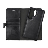 Samsung Galaxy S26 Ultra Buffalo 2-in-1 Genuine Leather Flip Case - MagSafe Compatible - Black