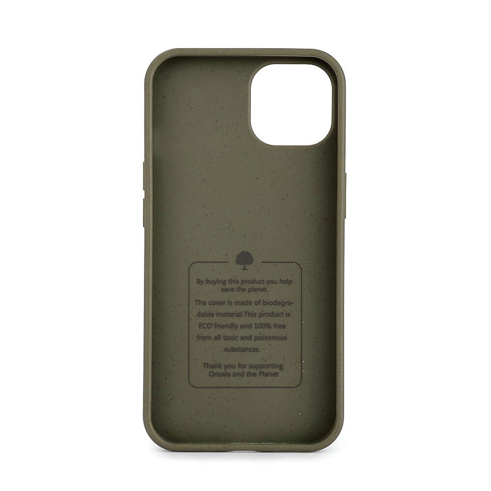 iPhone 13 Mini GEAR Onsala Eco Case - Degradable Back Case - Green