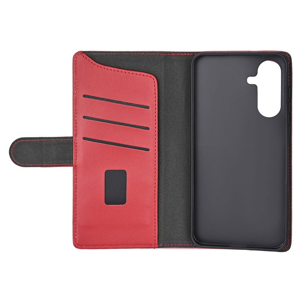 Samsung Galaxy A37 GEAR Faux Leather Flip Case - Red