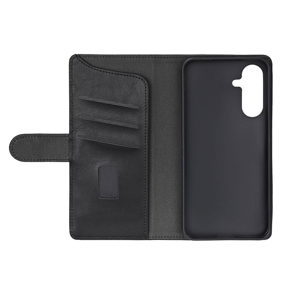 Samsung Galaxy A57 GEAR Faux Leather Flip Case - Black