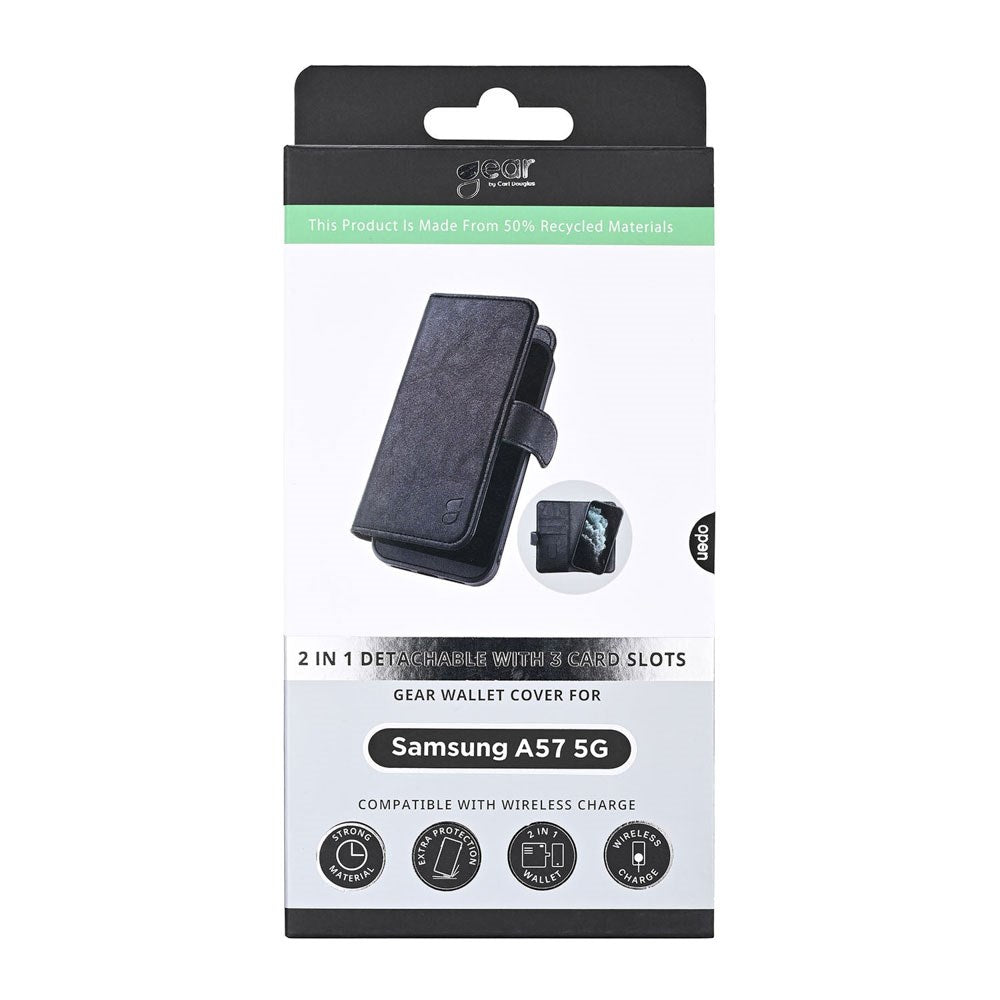 Samsung Galaxy A57 GEAR 2-in-1 Flip Case - Black