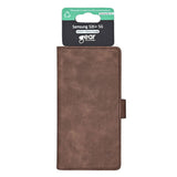 Samsung Galaxy S26+ (Plus) GEAR Faux Leather Flip Case - MagSafe Compatible - Brown