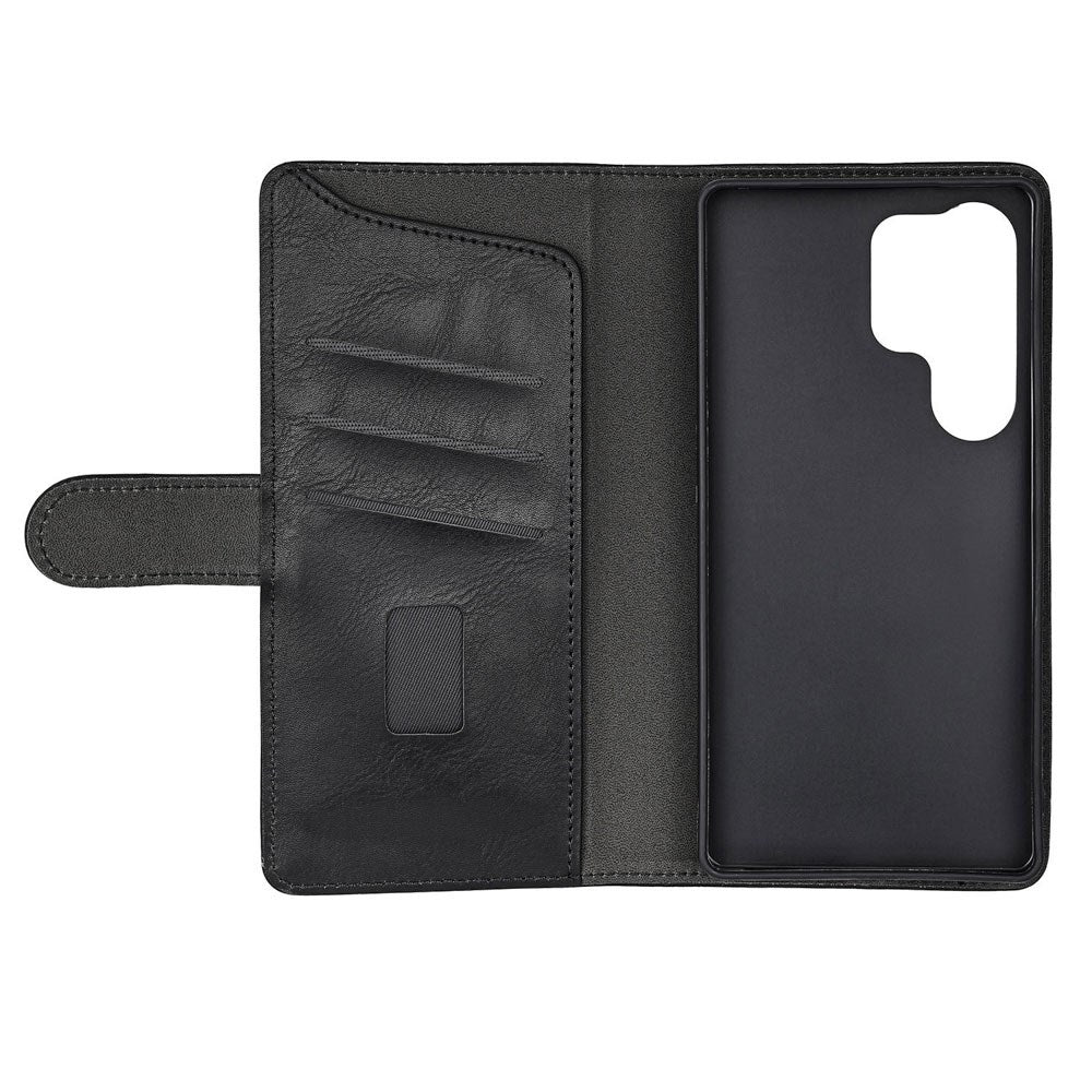Samsung Galaxy S26 Ultra GEAR Faux Leather Flip Case - MagSafe Compatible - Black