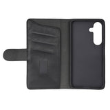 Samsung Galaxy S26 GEAR Faux Leather Flip Case - MagSafe Compatible - Black