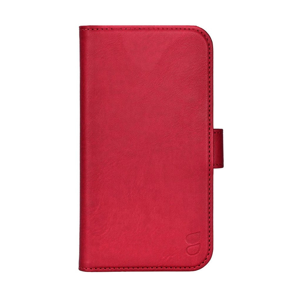 iPhone 17 Pro GEAR Faux Leather Flip Case - MagSafe Compatible - Red