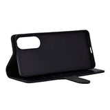 Samsung Galaxy S25 Edge GEAR Faux Leather Flip Case - MagSafe Compatible - Black