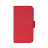 iPhone 16e GEAR Faux Leather Flip Case - MagSafe Compatible - Red