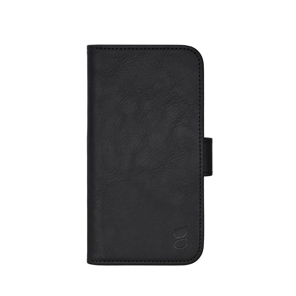 iPhone 16e GEAR Faux Leather Flip Case - MagSafe Compatible - Black