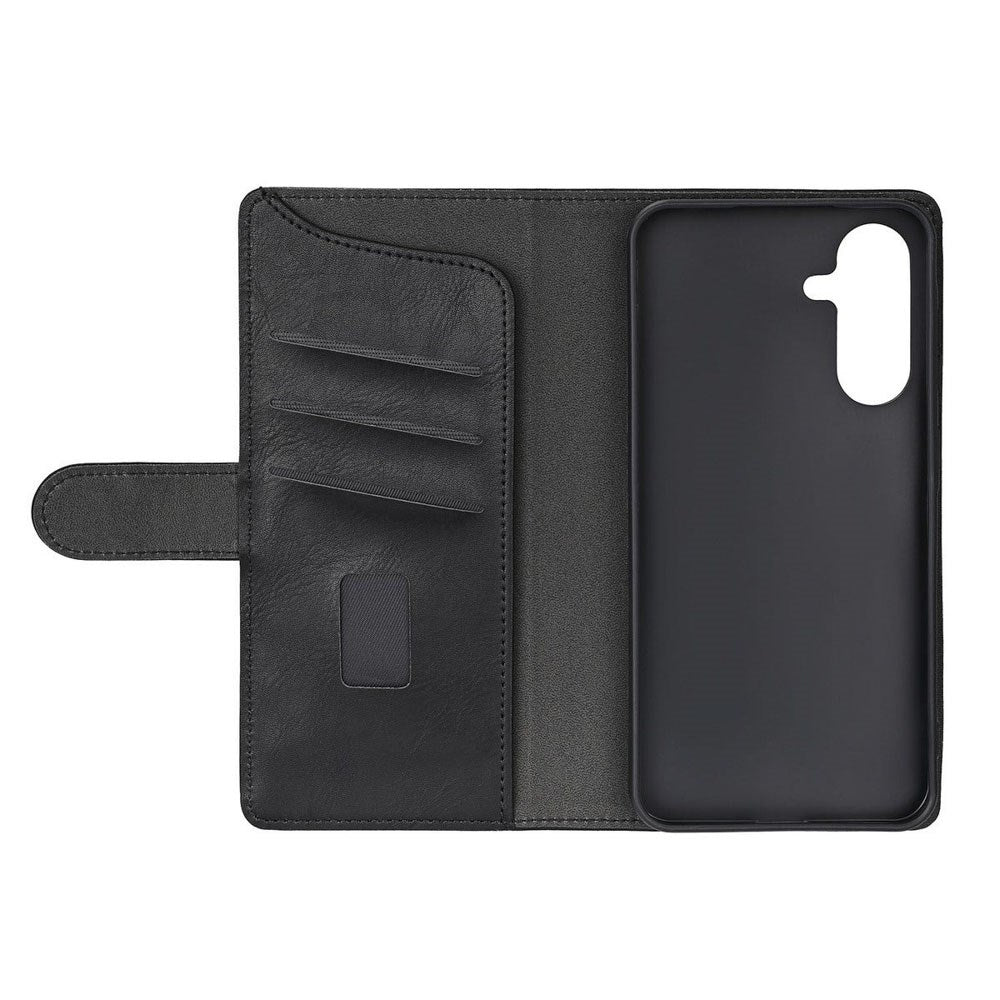 Samsung Galaxy A56 (5G) GEAR Recycled Faux Leather Flip Case with Wallet - Black