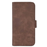 iPhone 16 Pro GEAR Wallet - Leather Case w. Wallet for 3 Cards - MagSafe Compatible - Brown