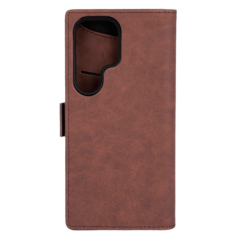 GEAR Samsung Galaxy S24 Ultra Leather Wallet Case - Brown