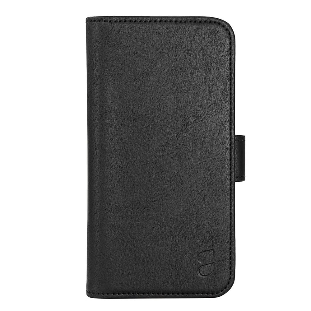 iPhone 15 Plus GEAR Leather Case 2-in-1 m. Wallet 3 Cards - Black