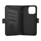 iPhone 13 Mini Gear Wallet - Leather Wallet Case - Black