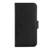 GEAR iPhone 15 Pro Leather Wallet Case - MagSafe Compatible - Black