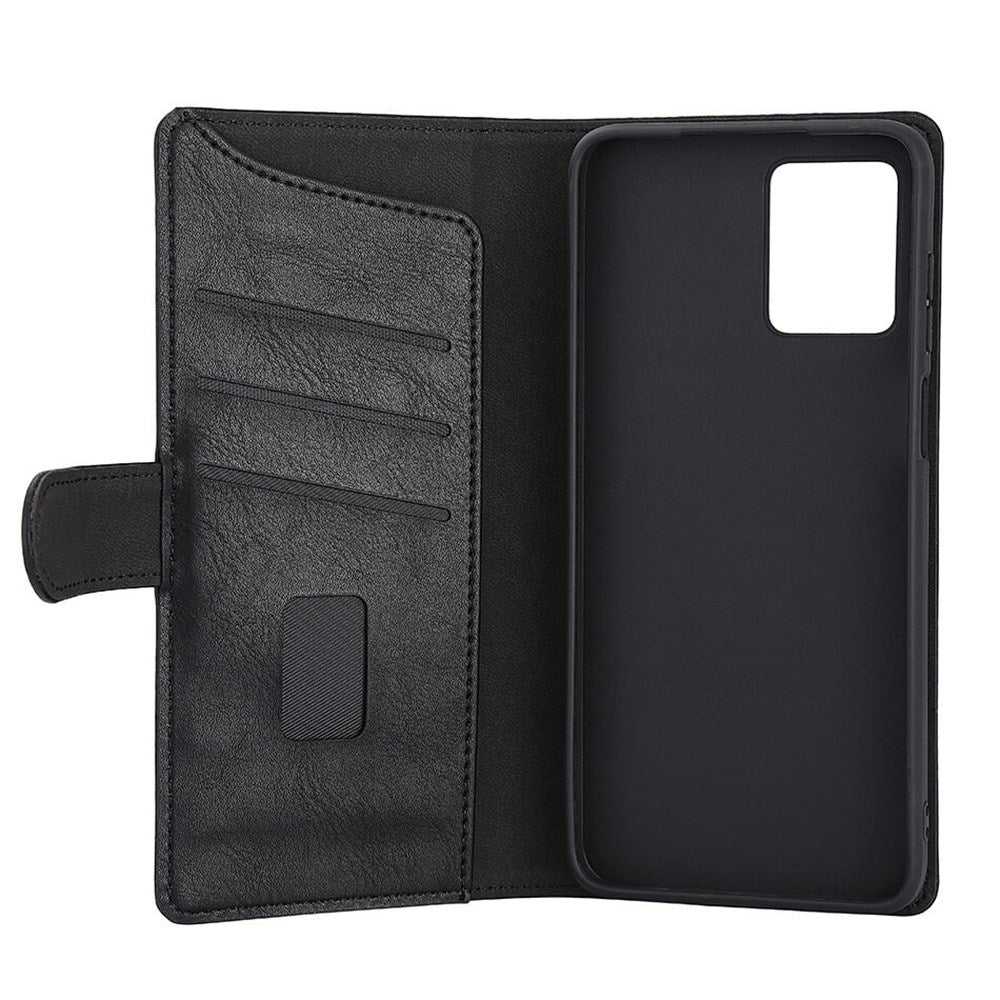 Motorola Moto G73 Gear Wallet - Leather Wallet Case - Black