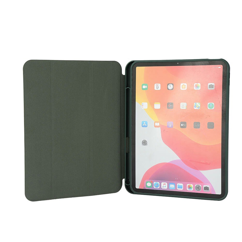 iPad 10.9" (2022) GEAR Pencilpocket Leather Flip Case - Green