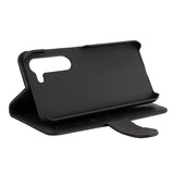 Samsung Galaxy S23 Gear Wallet - Leather Wallet Case - Black