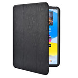 iPad 10.9" (2022) GEAR Pencilpocket Leather Flip Case - Black