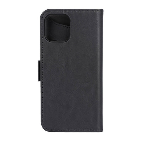 iPhone 12 / 12 Pro GEAR Leather Wallet Case - Black