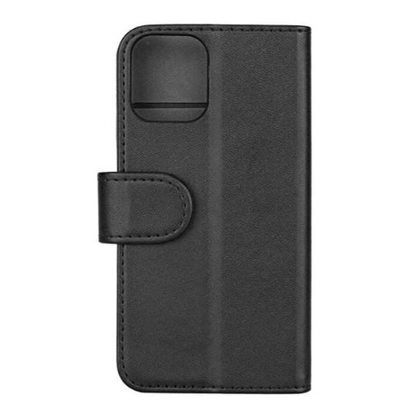 iPhone 12 Mini Gear Wallet - Leather Wallet Case - Black