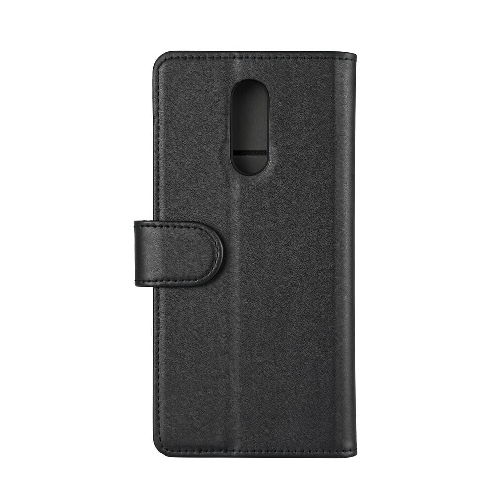 Nokia 3.2 Gear Wallet - Leather Wallet Case - Black