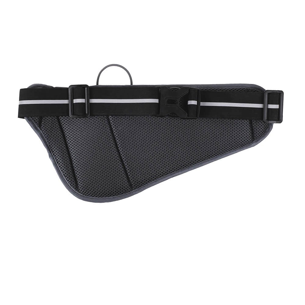 GEAR Running Belt with Pocket for Mobile and Water Bottle - Grey